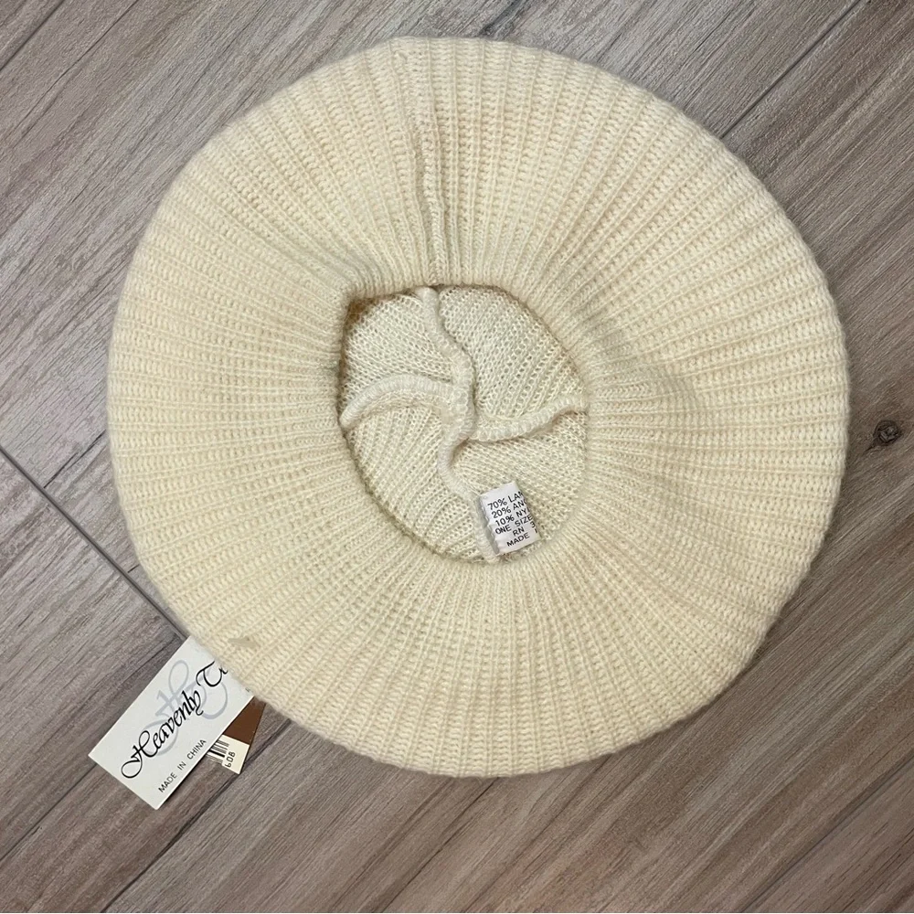 Vintage Wool Blend Beret Hat NWT